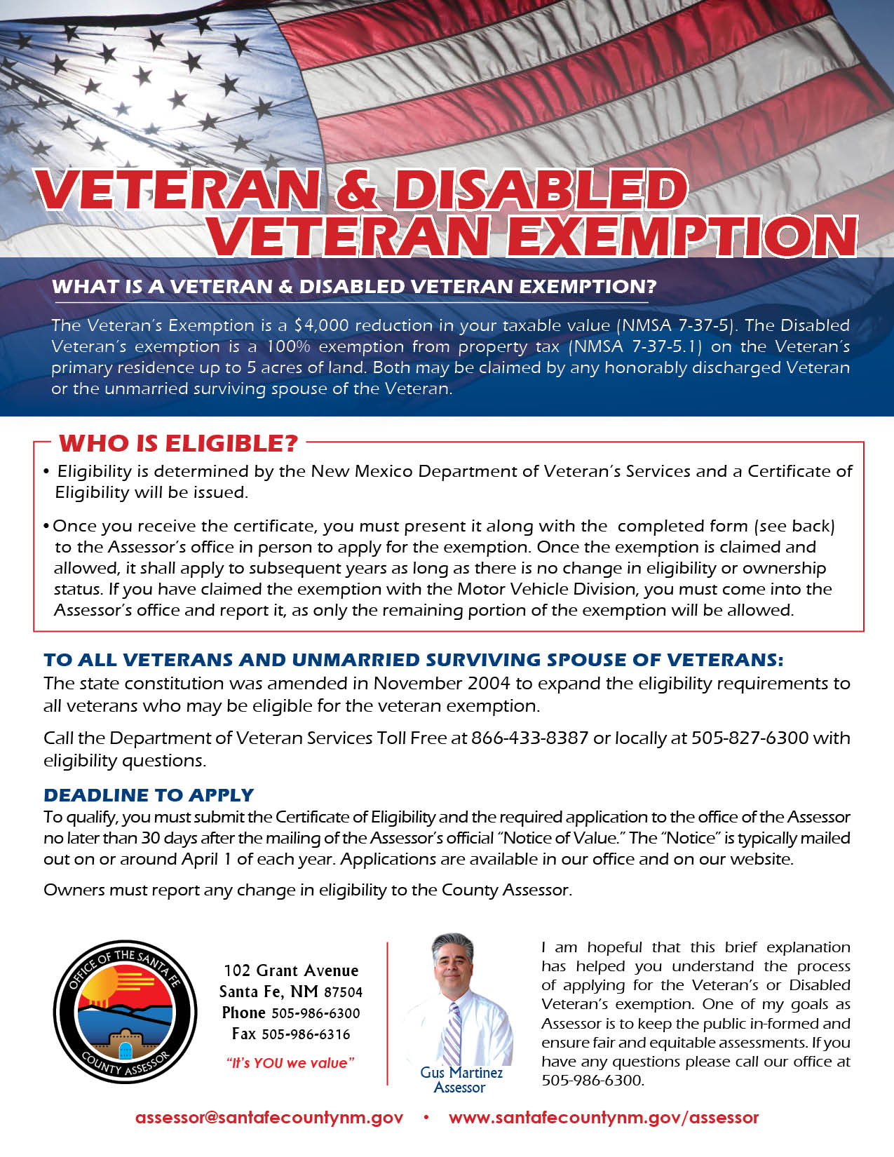 Veterans Exemptions